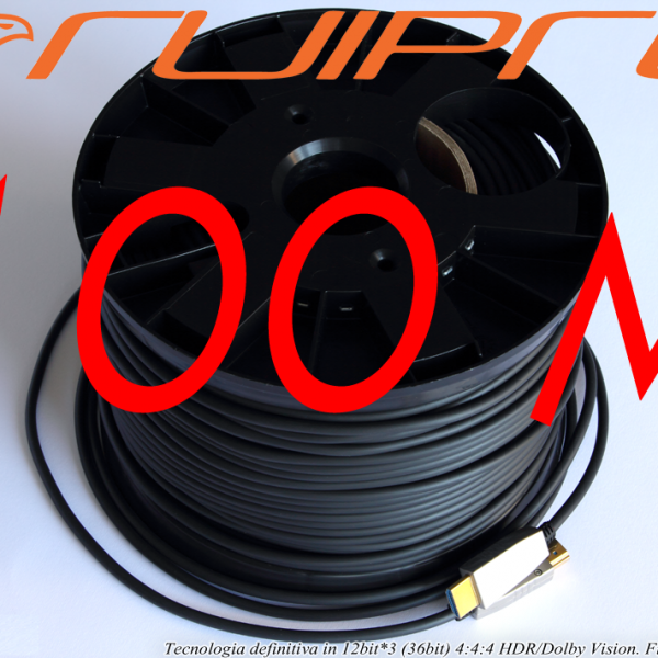 4kaudio fibra 100m